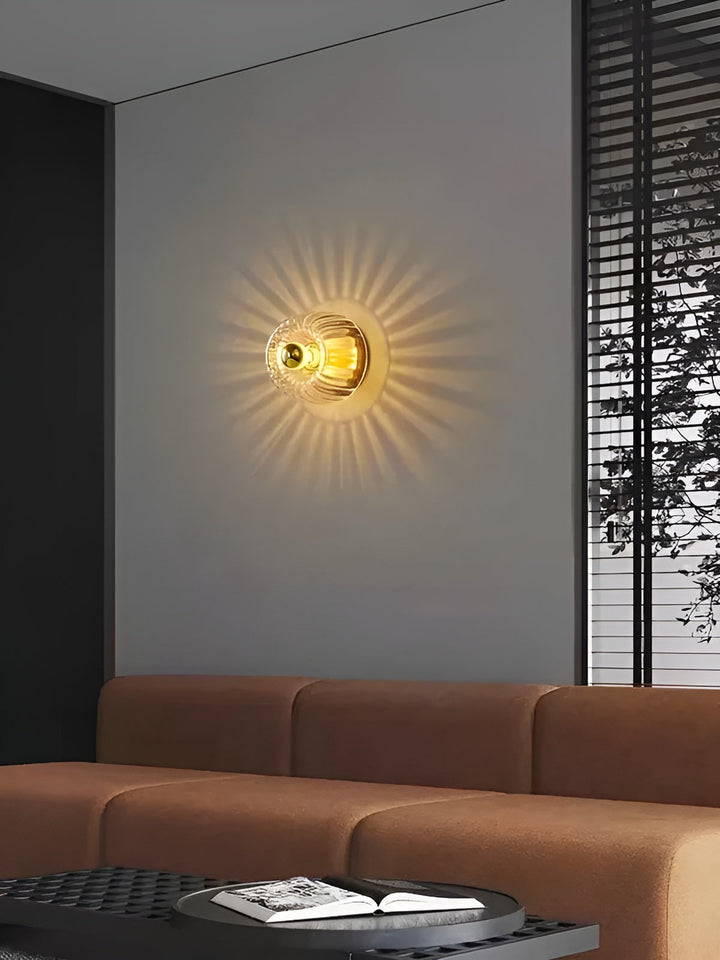 BowLift | ScandiElegance Wall Lamp – Modern Glass Lighting with Bauhaus Charm