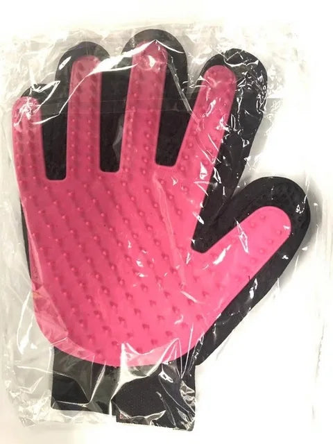 BowLift | FellGlanz | Cat & Dog Grooming Glove | Self-Cleaning Brush | 180 Silicone Nubs | Soft Coat Care & Hair Removal