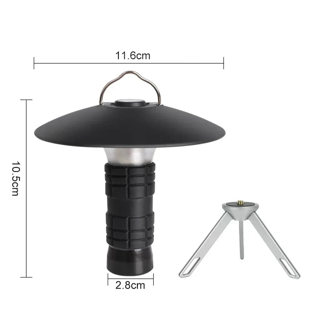 BowLift | Lumavox LED Camping Lamp | 300 Lumens & Battery | 3 Light Modes & Tripod Compatible | Compact & Sturdy