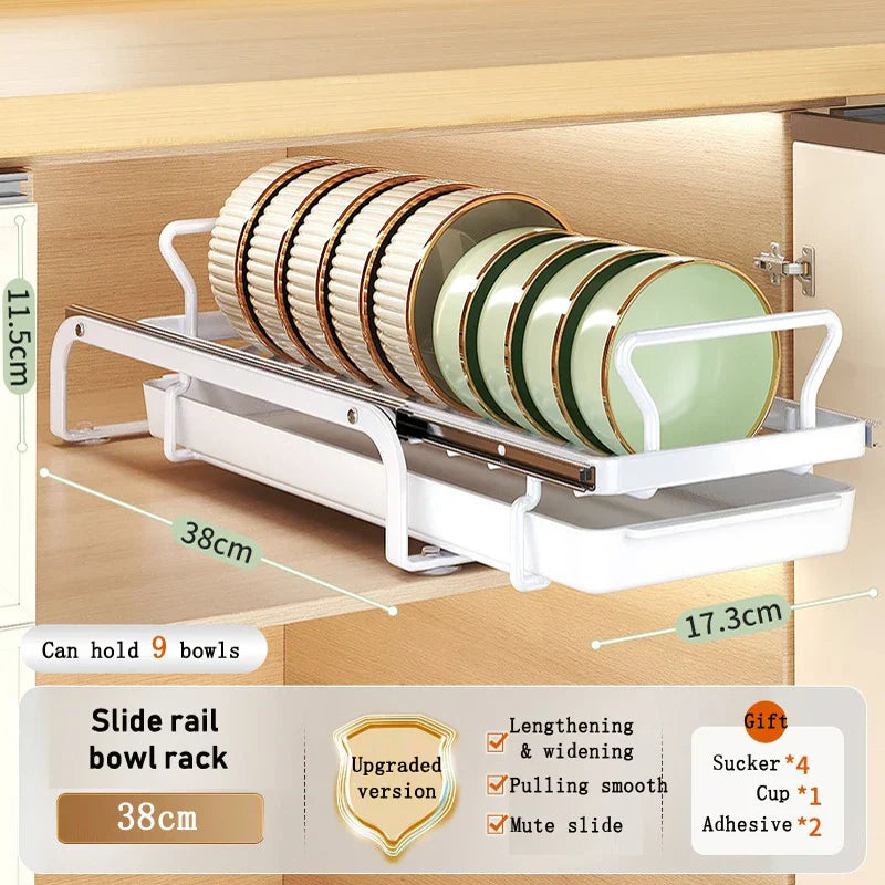 BowLift | Kitchen Cabinet Sliding Storage Dish Rack