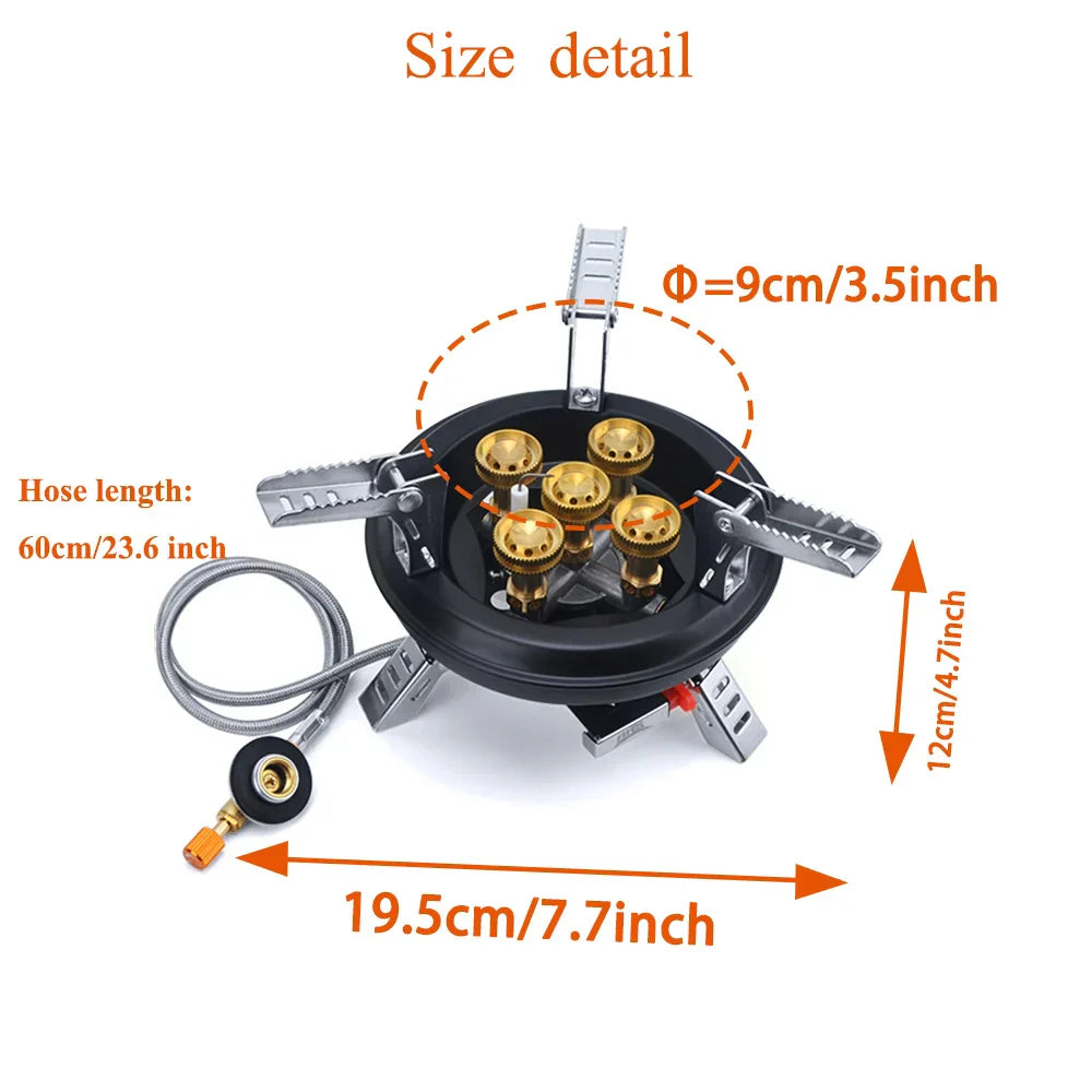 BowLift | Portable Multi-Burner Quick Ignition Outdoor Gas Cooker