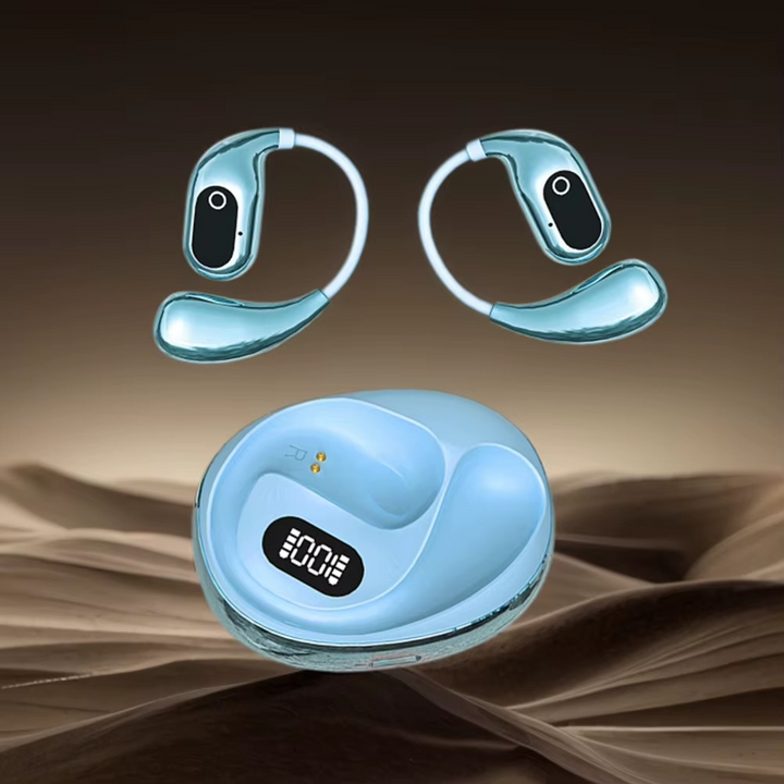 BowLift | AI Smart Translator Earbuds with Bluetooth 5.3, Open-Ear Language Translation Headphones for Travel, Business, and Sports