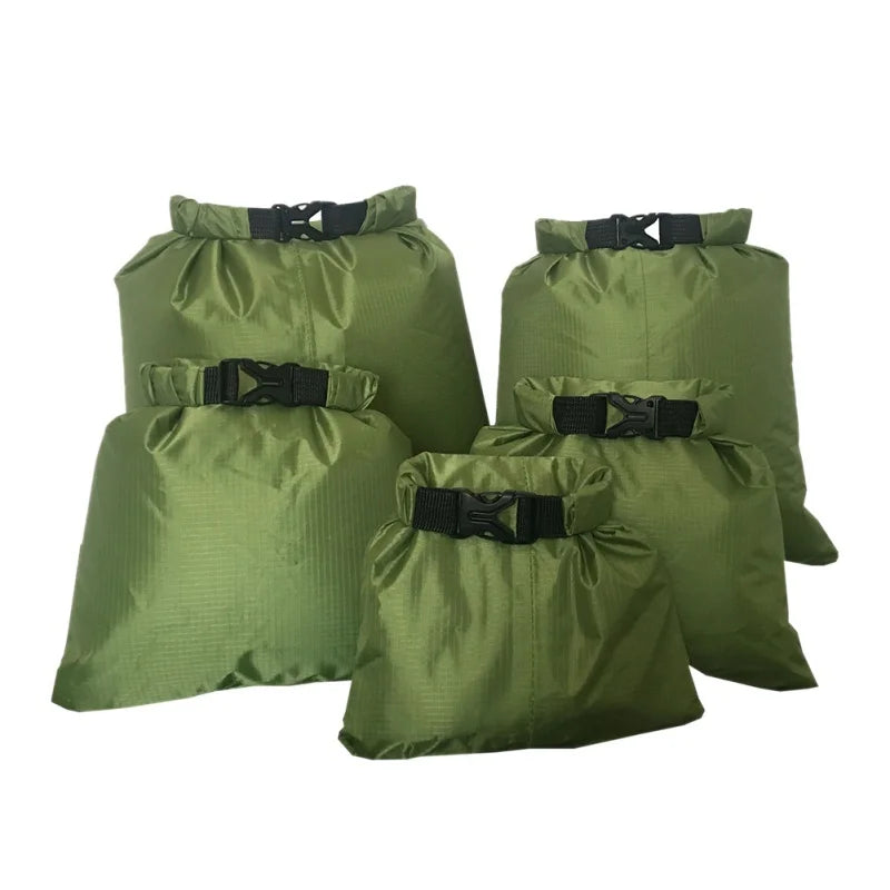 BowLift | Sealon Dry Bag Set | Waterproof and sandproof 5-piece set for travel and outdoor adventures
