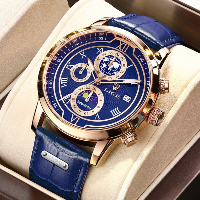 BowLift | Classic Chronograph Men’s Watch | Stylish & Functional Luxury Wristwatch for Every Occasion