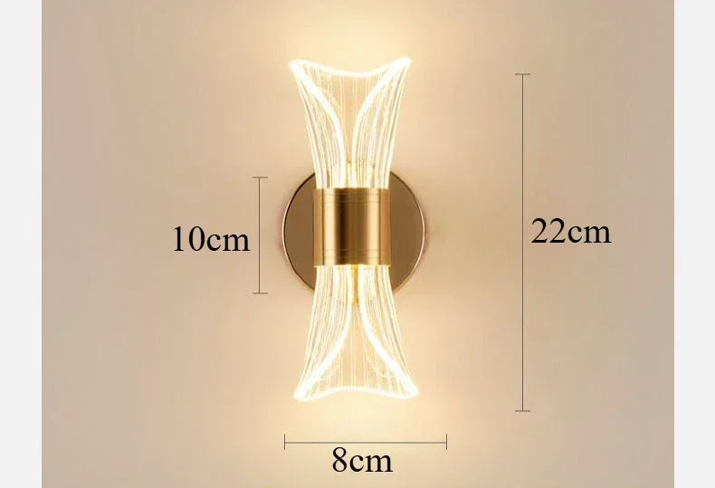 GlowCurve – Elegant LED Wall Lamp for Bedroom and Living Room Bowlift