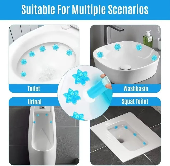 BowLift | Floroma WC-Gelflowers | Hygienic & Fragrant | 3-in-1 Cleaning | Decorative Flower Shape