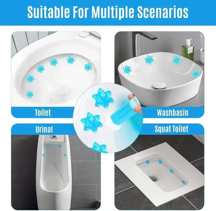 BowLift | Floroma WC-Gelflowers | Hygienic & Fragrant | 3-in-1 Cleaning | Decorative Flower Shape