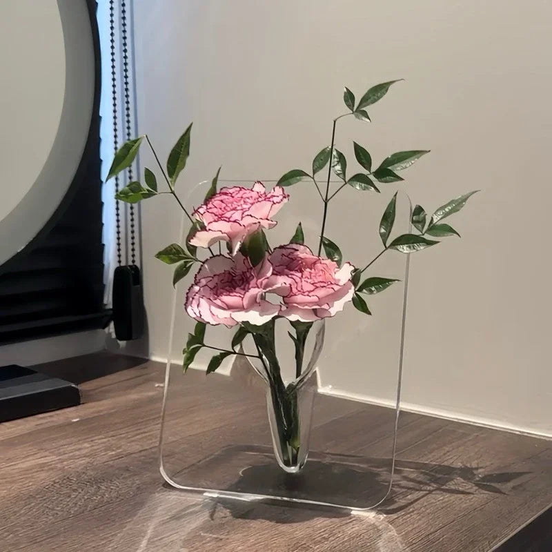 BowLift | Artistic Butterfly Clear Flower Vase