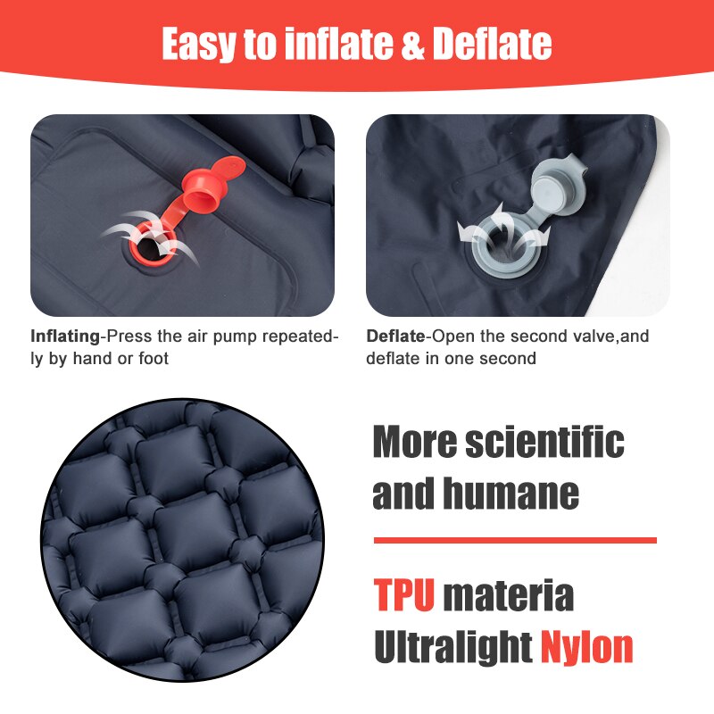 Ultra-Light Outdoor Inflatable Camping Mattress | Bowlift