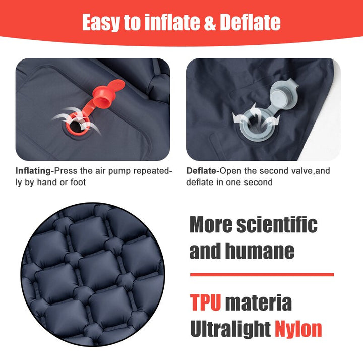 Ultra-Light Outdoor Inflatable Camping Mattress | Bowlift