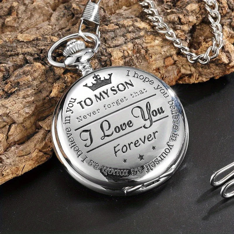BowLift | Engraved Vintage Pocket Watch