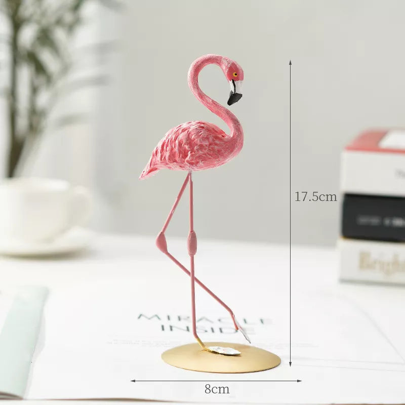 BowLift | Nordic Flamingo Figurine Figure Statue Sculpture Living Room Office Wedding Party Ornaments Home Decor Decoration Accessories