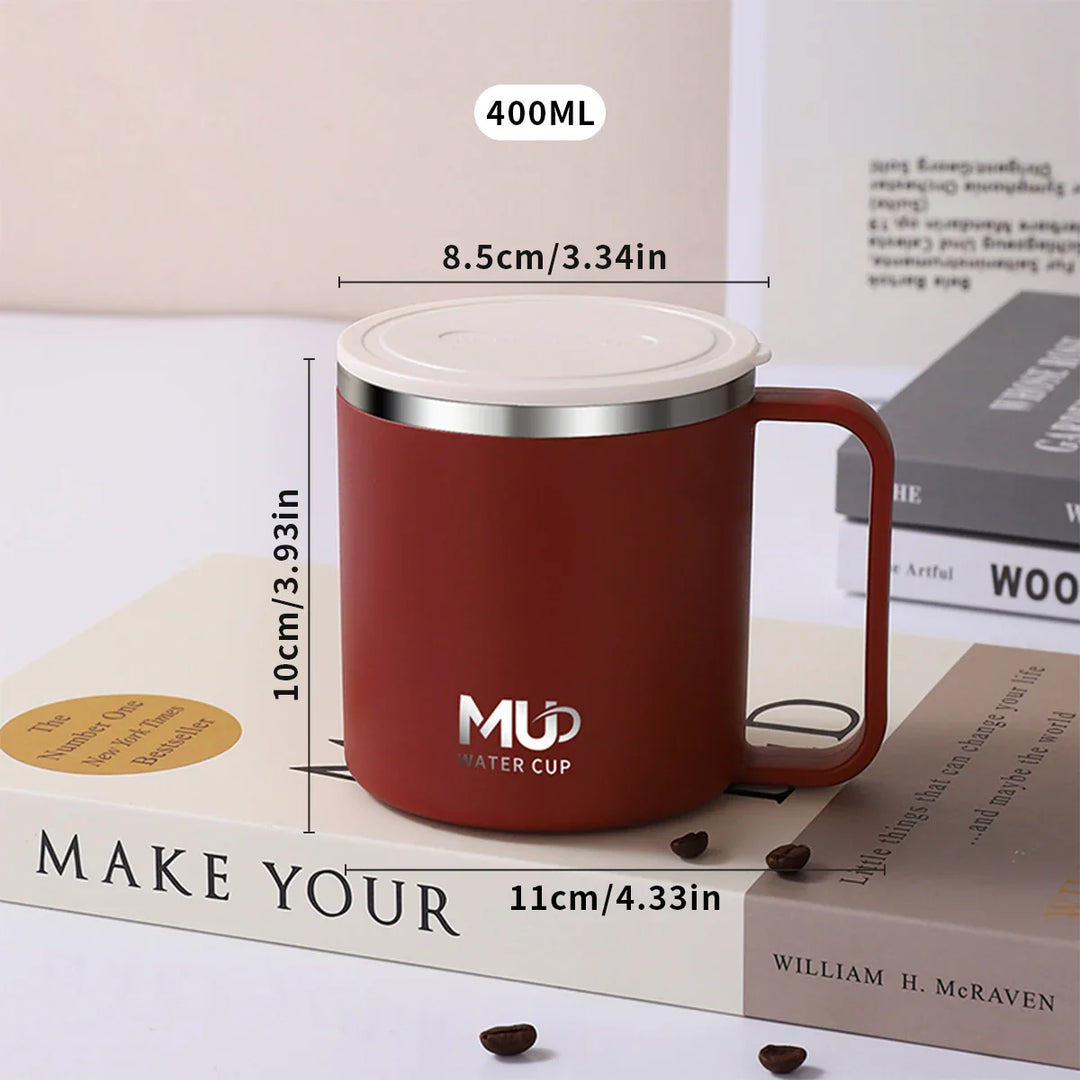 Insulated stainless steel coffee cup with lid | Bowlift