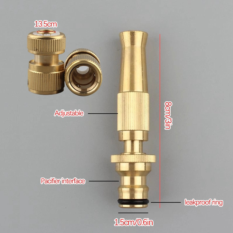High Pressure Adjustable Hose Nozzle Water Gun | Bowlift