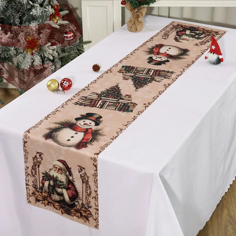 BowLift | FestiLoom Christmas Table Runner | "Merry Christmas" Design | 100% Polyester | Festive Decor for Christmas & New Year 2025/2026