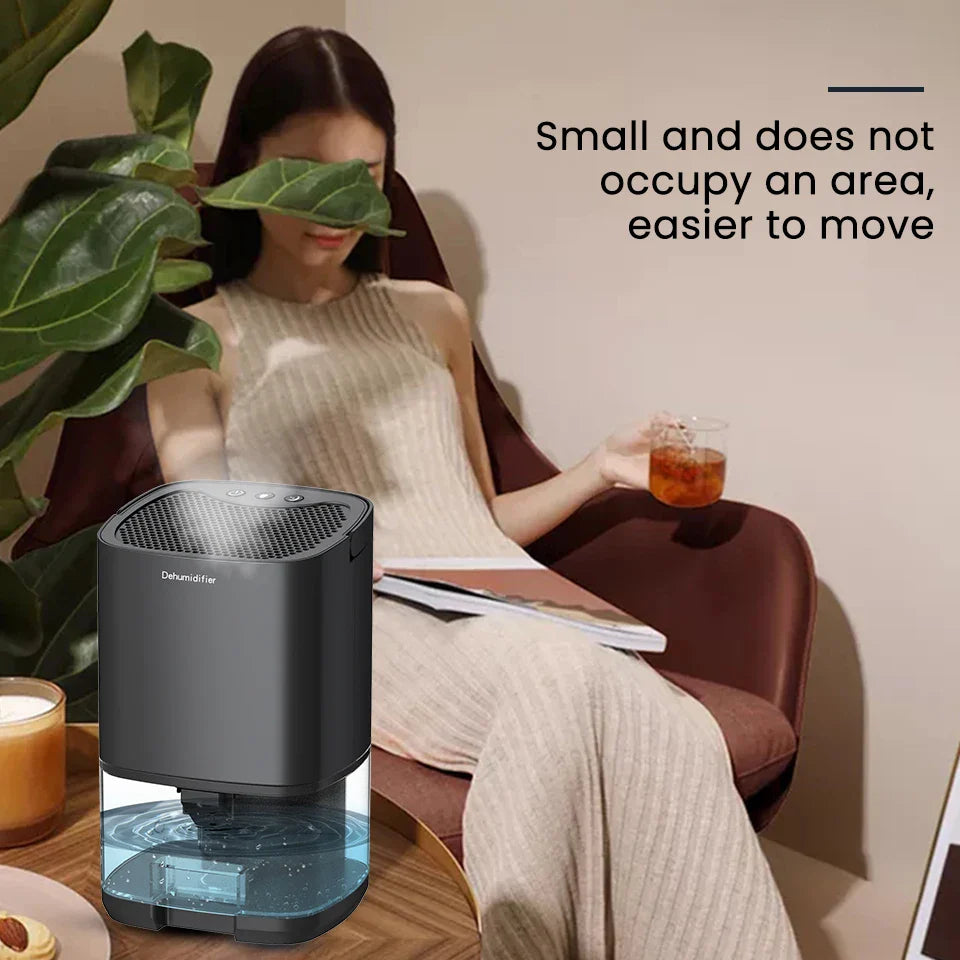 BowLift | 1000ml Portable 2-in-1 Dehumidifier with Air Filter & Night Light – Aveline