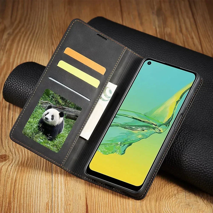 BowLift | Samsung Case: Magnetic Leather Bag for Stylish Protection