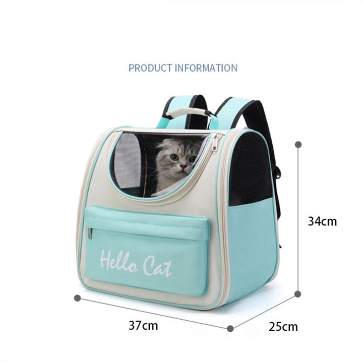 BowLift | Breathable Transparent Pet Cat Carrier Bag