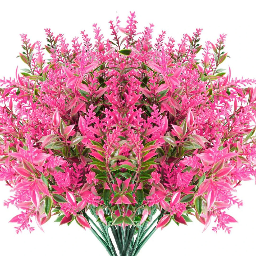 BowLift | Florabell 12 Piece Set Artificial Lavender | Artificial Plants for Weddings, Vases, Garlands & Decoration | For Indoor & Outdoor