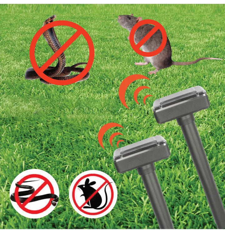 BowLift | Solar-powered snake and pest deterrent – Ultrasonic device for the garden