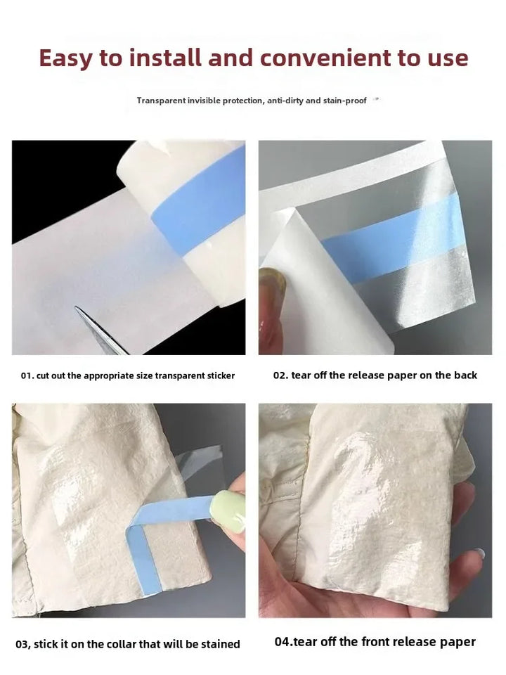 BowLift | Transparent Shirt Collar Anti-Stain Stickers
