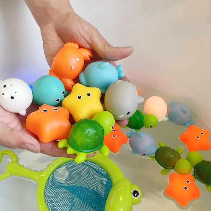 Twinkling Bath Buddies Set - Theodore | Bowlift