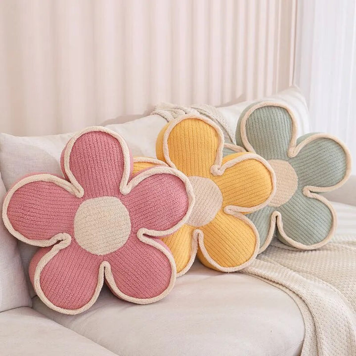 Pastel Fluffy Flower Cushion | Bowlift