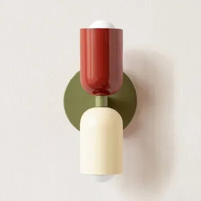 BowLift | Nordic LED Wall Lamp Modern Minimalist Cream Double Head Lights For Living Room Bedroom Besides Study Indoor Decoration Fixture