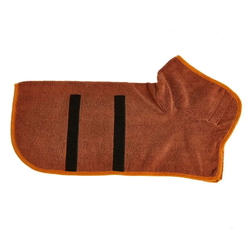 Pet bathrobe, highly absorbent and quick-drying Bowlift
