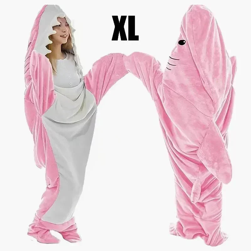 Snuggly Shark Cozy Hooded Onesie Bowliftanket | Bowlift