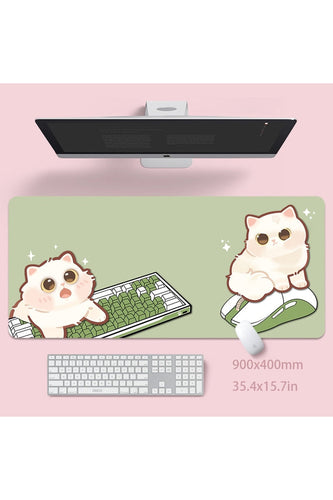 Cat large desk mat | Bowlift