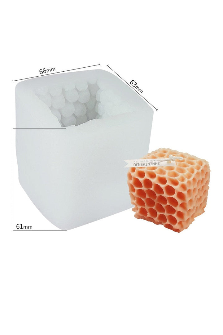 Honeycomb Cube Candle Mould | Bowlift