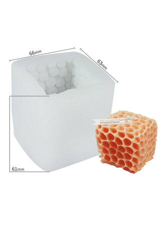 Honeycomb Cube Candle Mould | Bowlift