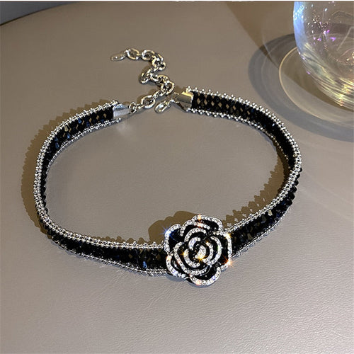 BowLift | Gothic Rose Handmade Crystal Necklace