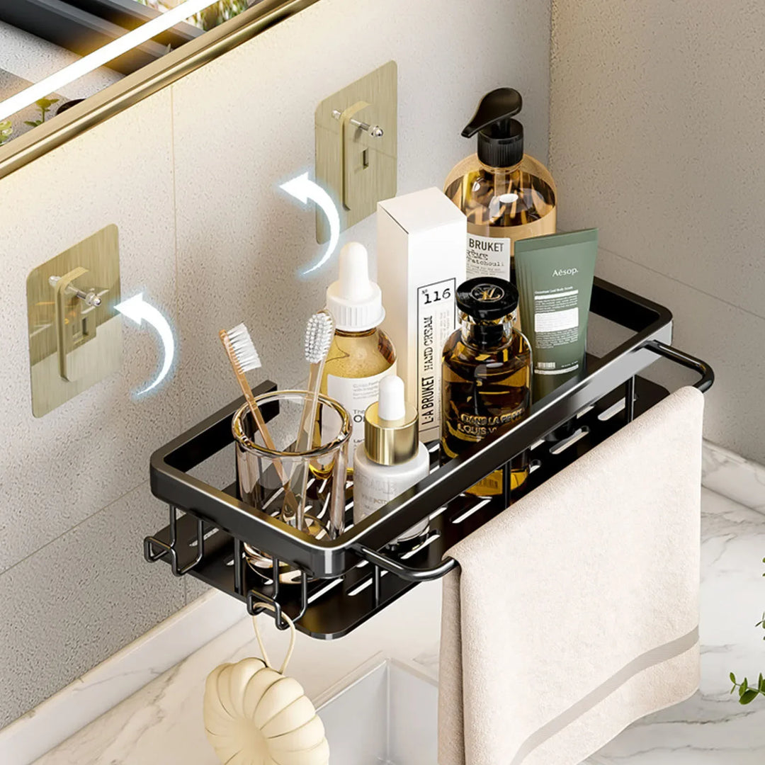 Shower shelf without drilling aluminum | Bowlift