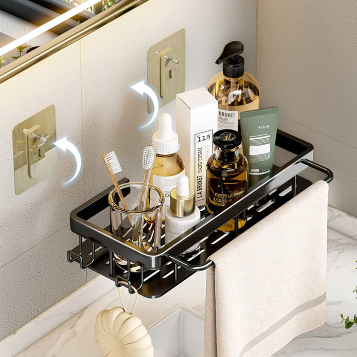 Shower shelf without drilling aluminum | Bowlift