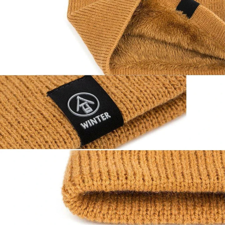 BowLift | ThermoKnit Pro | Warmer knitted scarf with fleece lining | Windproof & Breathable | Adjustable multifunctional neck protection for women & men