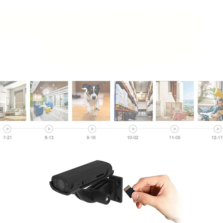 WiFi Mini Smart Security Camera with Motion Detection Bowlift