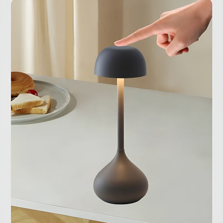 BowLift | LumiTouch Wireless LED Table Lamp – Elegant, Dimmable and Modern