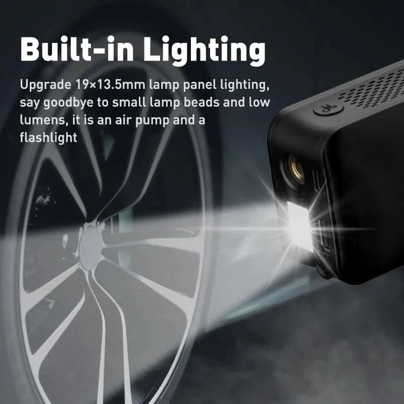 BowLift | Portable rechargeable air pump with 150 PSI for car & bike