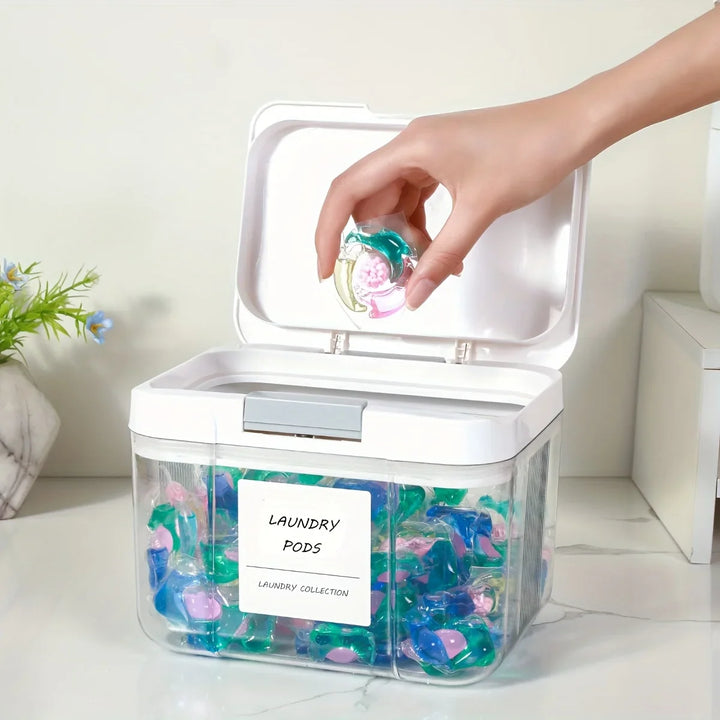Detergent Pods Storage Box with Lid | Bowlift