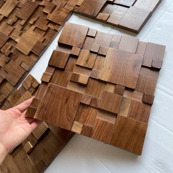 BowLift | Mosaic Wall Panels Solid Wood and Sound-Absorbing Decor