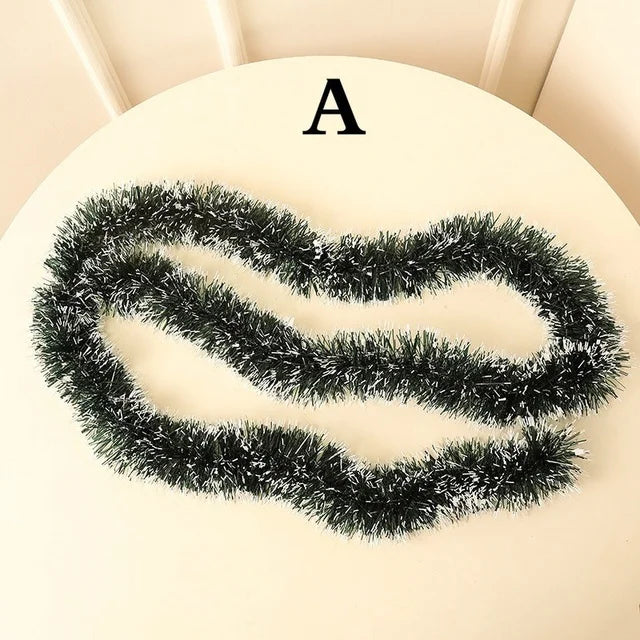 Christmas garland – Snow-flocked decor for indoor and outdoor decoration | Bowlift
