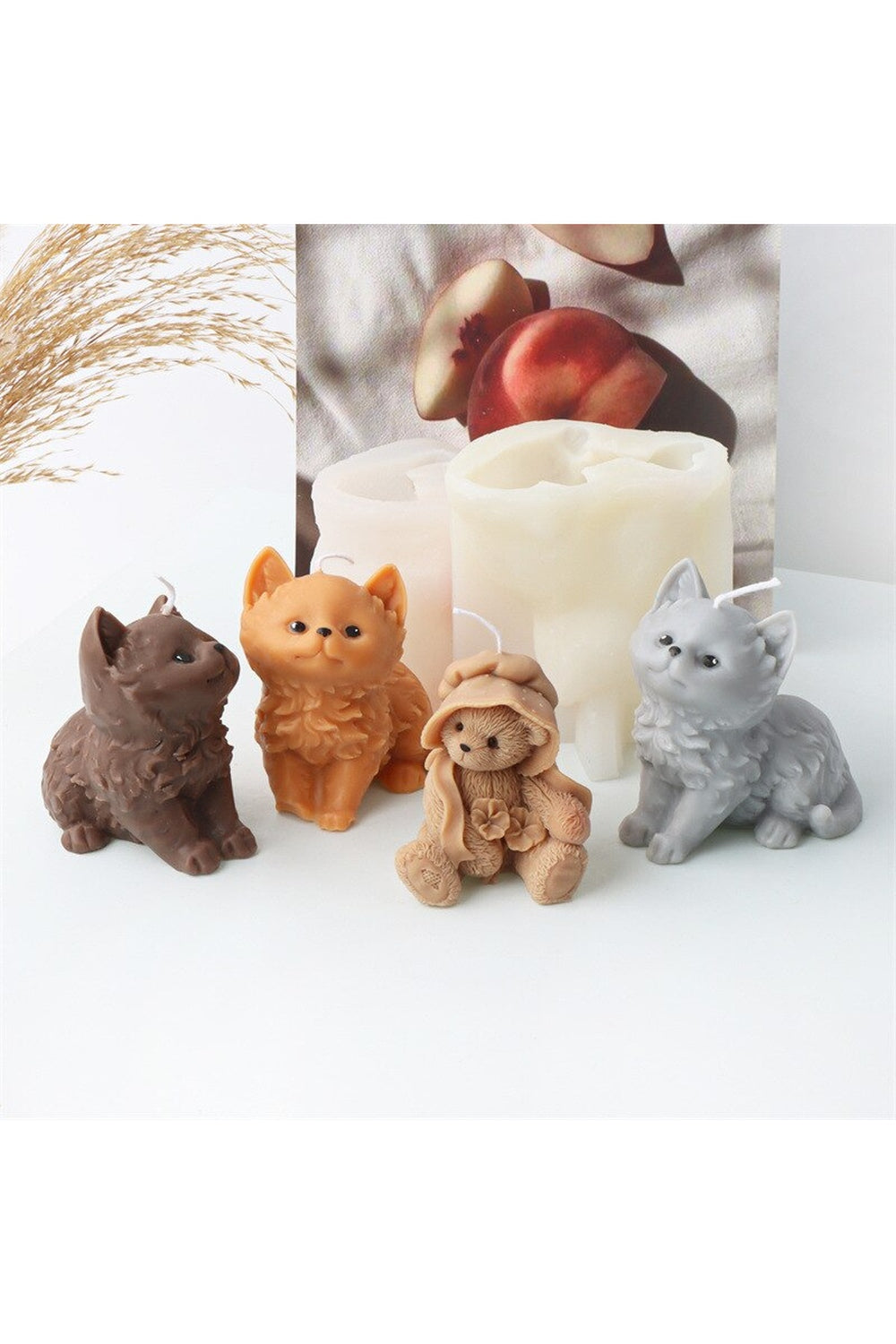 Bear Gypsum Candle Mold | Bowlift