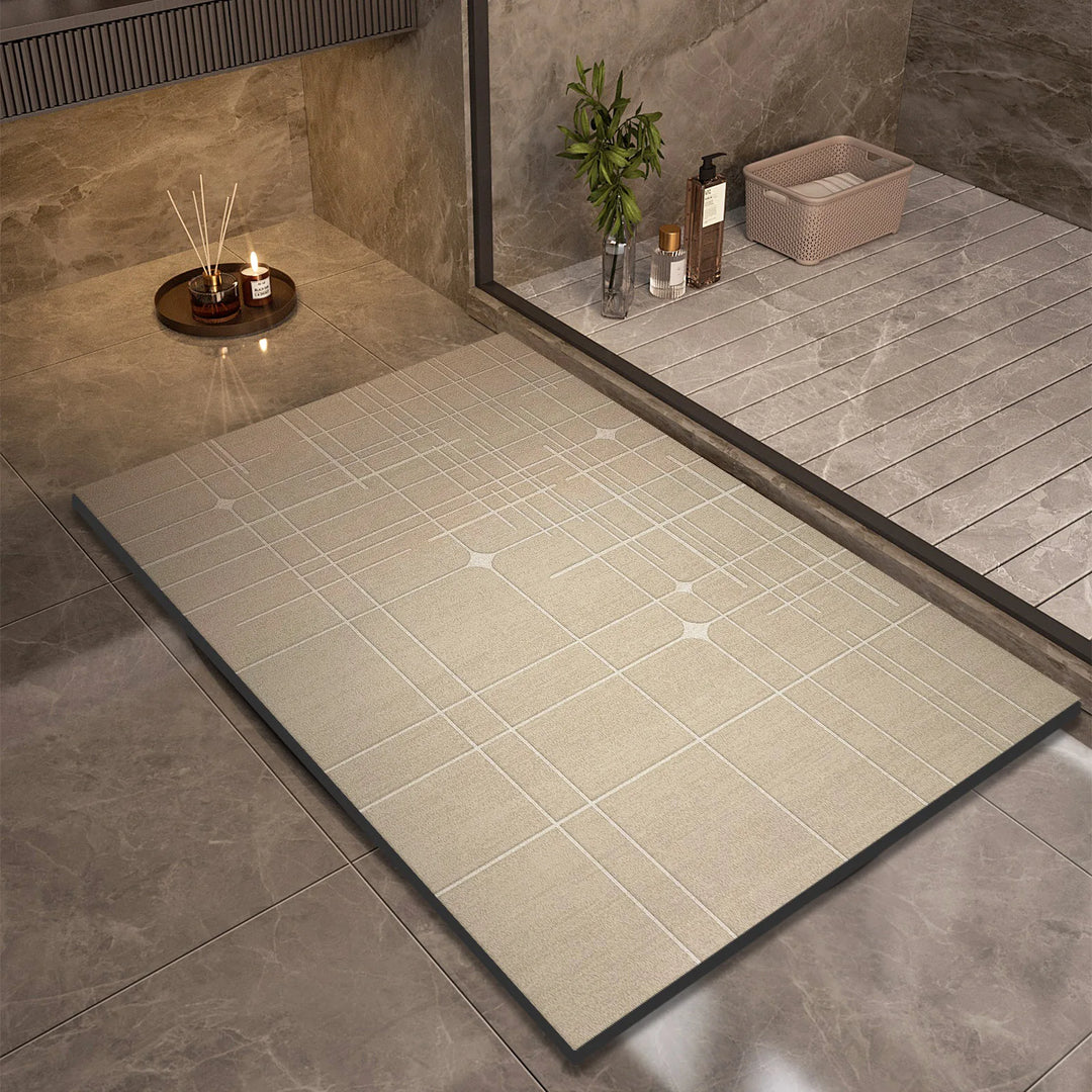 BowLift | Superabsorbent Non-slip Bath Mat Quick-drying Shower Rug