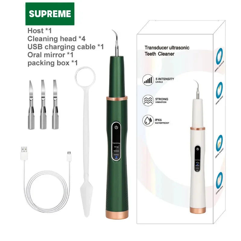BowLift | DentoraSonic | Ultrasound dental care device for dogs & cats | 5-level tartar remover | USB charging