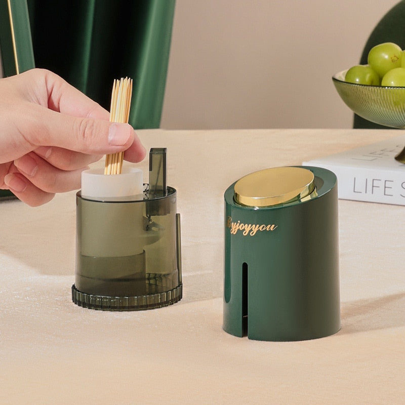 ToothMaster Holder – Elegant Pop-Up Toothpicks Bowlift