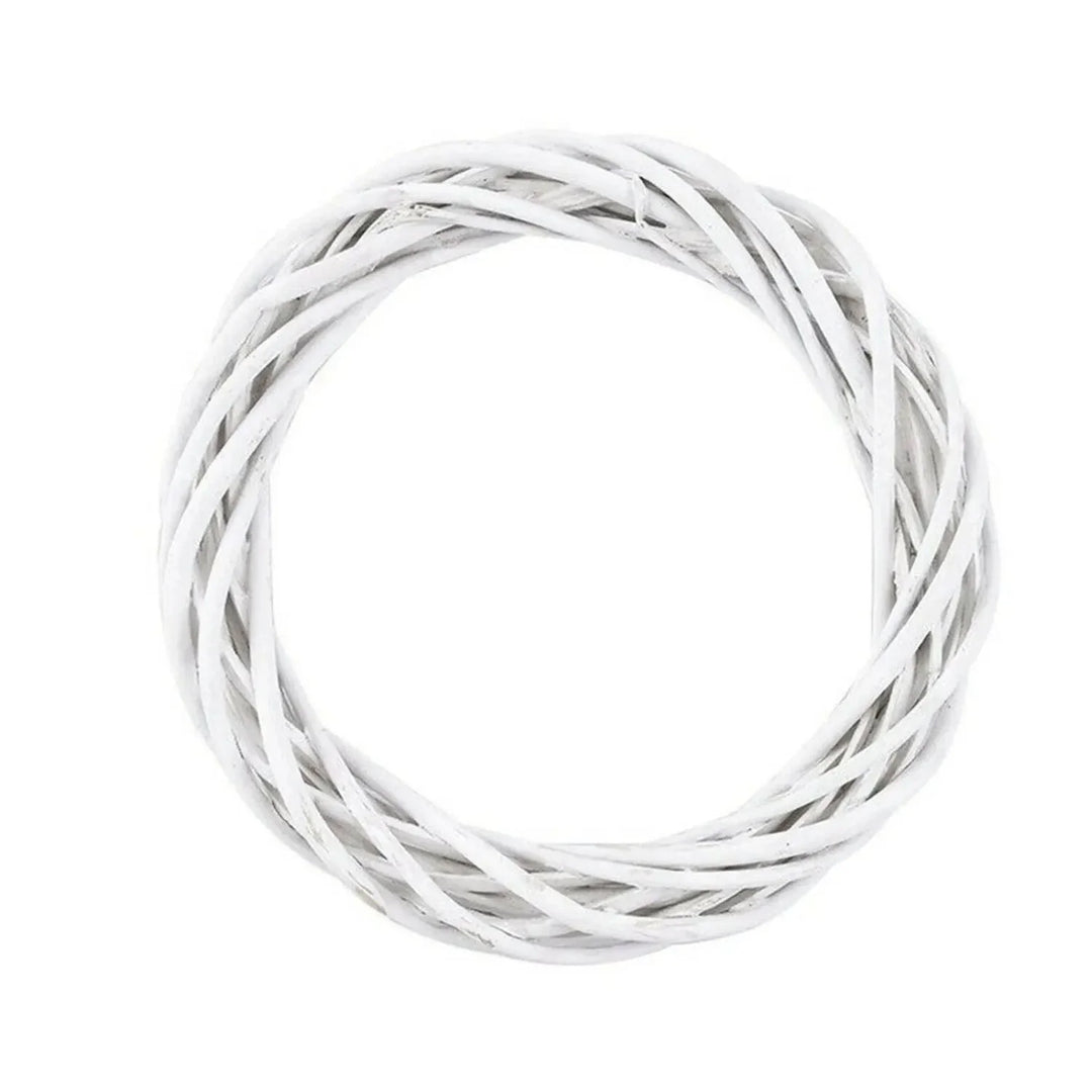 BowLift | WhiteWonder | Luxury Rattan Wreath for Christmas