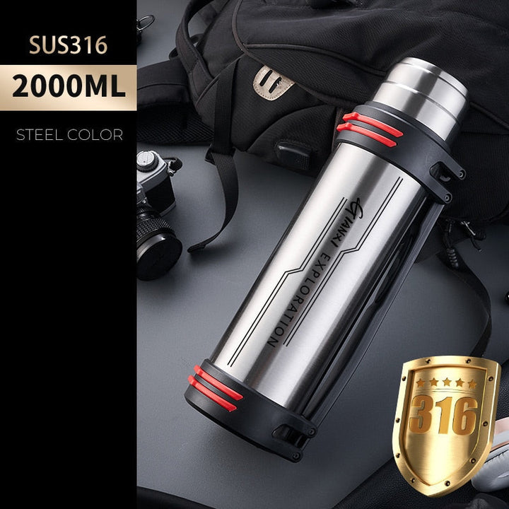 Giant Drink Stainless Steel Thermos Bottle | Bowlift