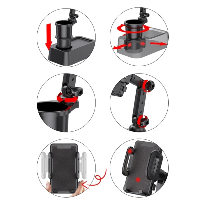 BowLift | Drive Comfort Car Cup Holder Phone Stand